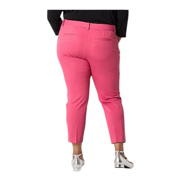 Liz Claiborne-Plus Emma Ponte Womens Mid Rise Slim Fit Ankle
Pant size 22W Pink - Picture 5 of 12